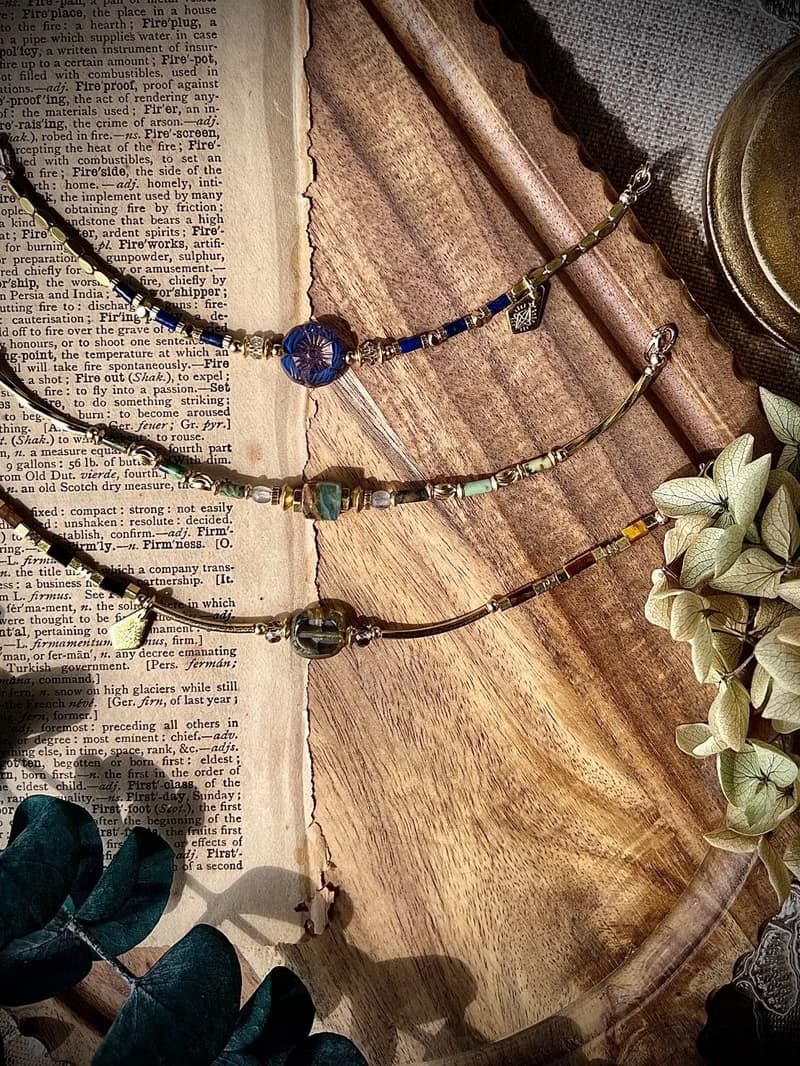 -獨自遠行-天然水晶手鏈/黃銅手鍊