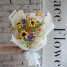 【快樂的泉源】多巴胺索拉永生花束