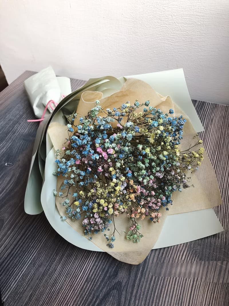 【滿天星乾燥花束】乾燥花/花束/ 情人節/畢業/交換禮物
