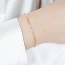 月光石925純銀個性鏈條手鍊