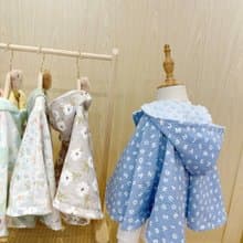 牛仔Boy英文學 嬰幼兒80-100公分 手工保暖斗篷嬰兒禮物 彌月禮盒