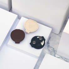 Comfy Pet Apple AirTag Case with Name, Soft genuine leather, Dog Cat GPS tracker