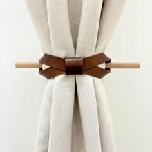 簡約皮革窗簾繫帶 優雅窗簾 新家居裝飾 窗戶室內設計 喬遷禮物