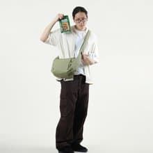 【FW25全新Wander系列】MILES 日常斜背包 中號 (草綠色)