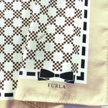 Furla Vintage Handkerchief Pixel Square 20 x 20 inches.