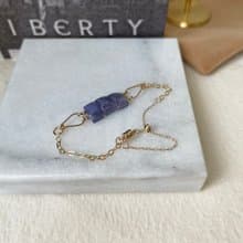 迷霧森林 坦桑石手鍊 14Kgf