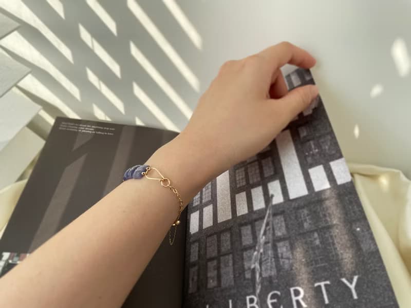 迷霧森林 坦桑石手鍊 14Kgf