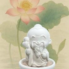 招桃花 好姻緣 福神公仔 月下老人小盤組 可搭配特製情緣精油香氛