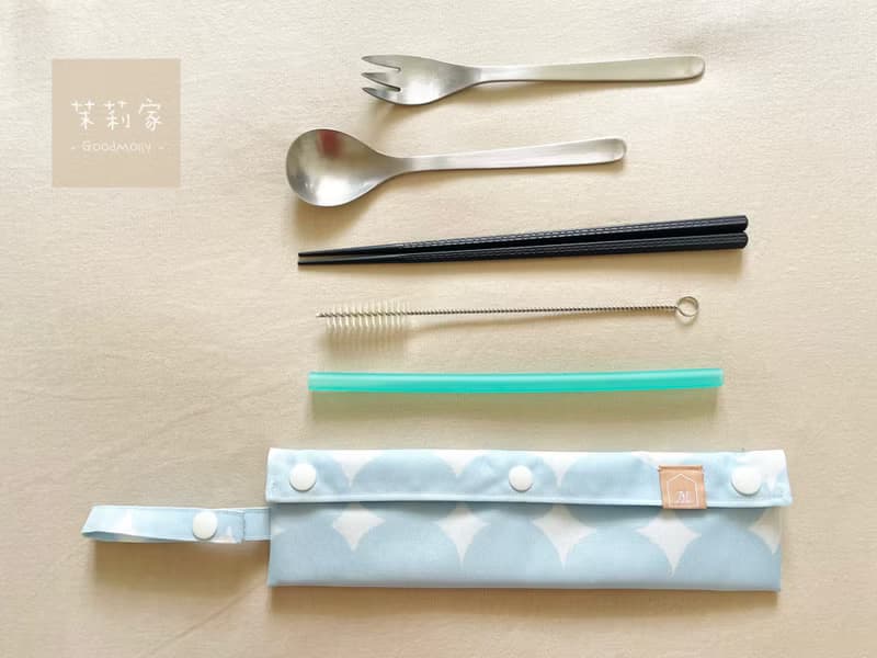 防潑水款環保餐具袋