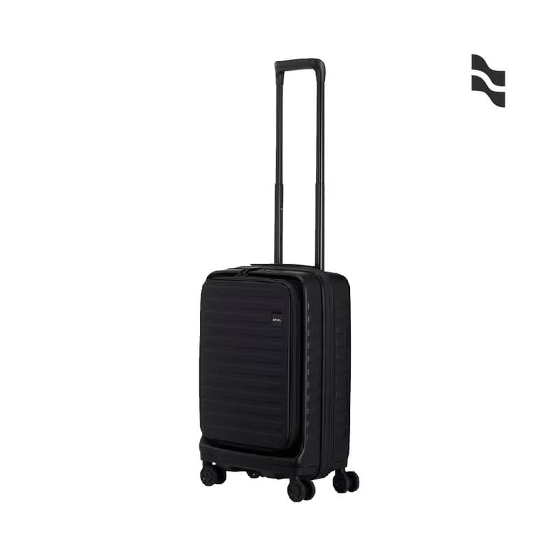 【升級版】【LOJEL】CUBO 19吋前開擴充 登機箱 酷黑