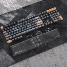 符石系列 PBT 5面熱升華鍵帽 113鍵 黑符石