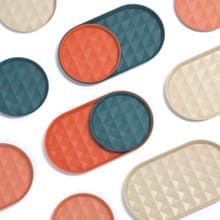 re-ing 菱格盤-長盤3入