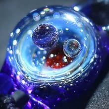 【原創宇宙琉璃手鍊】日本銀河玻璃手鍊聖誕星空送禮生日飾品禮物