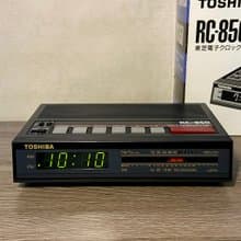 80s Toshiba RC-850收音機時鐘