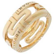 【日本直送】ブルガリ BVLGARI パレンテシ オープンワーク 9.5号 リング・指輪 K18YG 約7.6g レディース【中古】