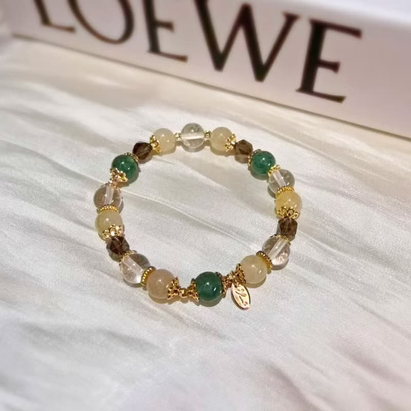 【綠野仙蹤】金髮晶。白水晶。綠草莓晶。茶晶