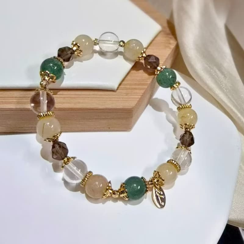 【綠野仙蹤】金髮晶。白水晶。綠草莓晶。茶晶