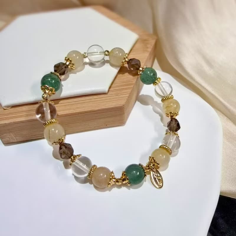 【綠野仙蹤】金髮晶。白水晶。綠草莓晶。茶晶