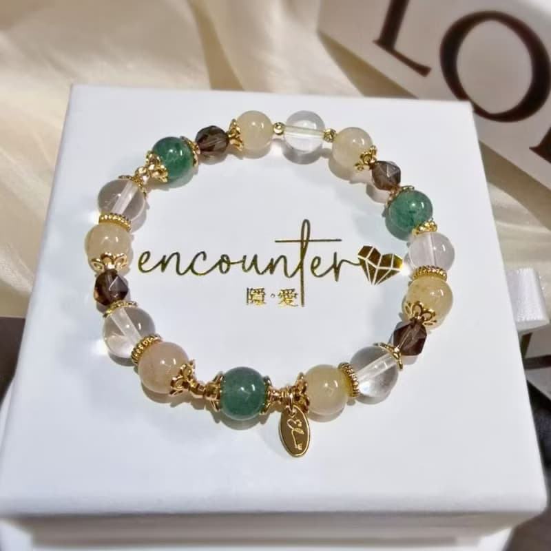 【綠野仙蹤】金髮晶。白水晶。綠草莓晶。茶晶