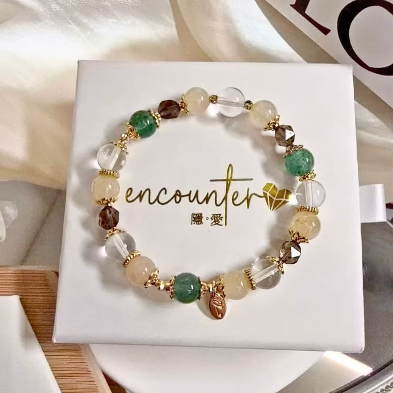 【綠野仙蹤】金髮晶。白水晶。綠草莓晶。茶晶