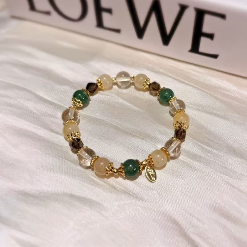 【綠野仙蹤】金髮晶。白水晶。綠草莓晶。茶晶