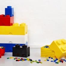 Room Copenhagen 樂高 LEGO 8凸收納盒-黃色(40040632)送禮