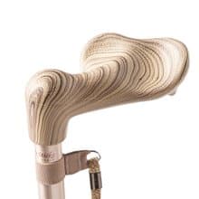 長輩生日禮物 / 自立式 人體工學手杖 - 香檳金 (左手用)