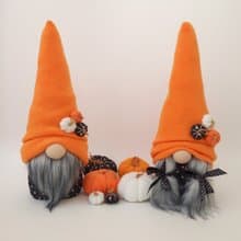 Thanksgiving Gnomes with 6 Pumpkins Fall Gnome Stuffed Gnome Dolls Autumn Gnome