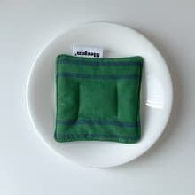 Cushion tea coaster (Green)