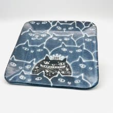 星猫キングを探せ　角皿　small