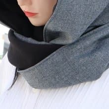 連帽圍脖. 帽子圍巾.scarf  雙面雙色 大人.小孩均適用