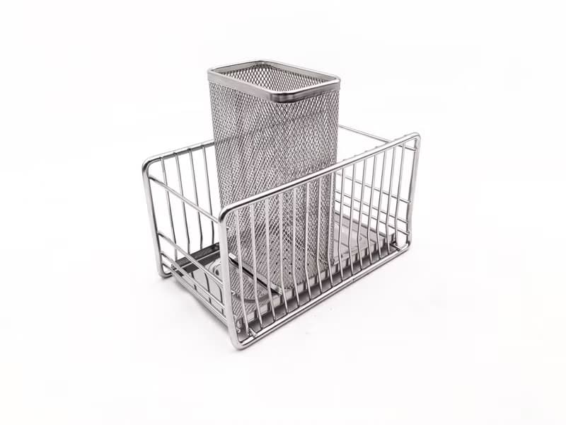 活動式設計　304不鏽鋼　筷子籃 置物籃附水盤置物架餐具架瀝水架