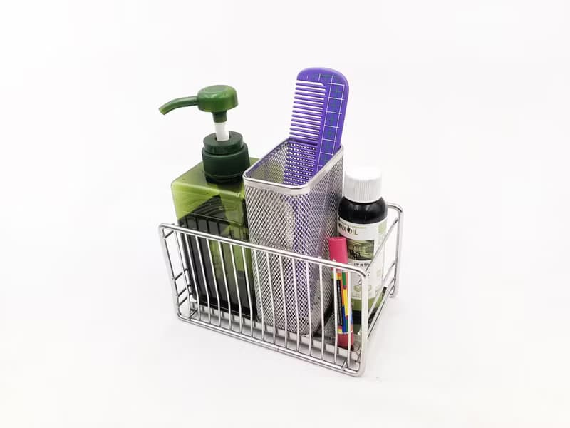 活動式設計　304不鏽鋼　筷子籃 置物籃附水盤置物架餐具架瀝水架