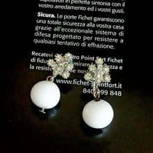 vintage jewelry  典雅萊茵垂墜串珠 夾式耳環