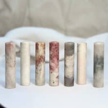 刻在你心底的名字 / 寶泥齋純手作印鑑章 - 江西石圓章