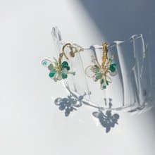 <小精靈>造型手工設計樹脂耳環垂吊款//earring/accessories