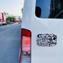 TRAVEL SAFELY出入平安 轉印貼紙 - NO.127 出入平安爆炸貼 貼紙