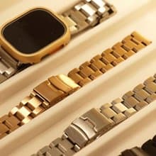 工業風斜角金屬錶帶—Apple Watch適用