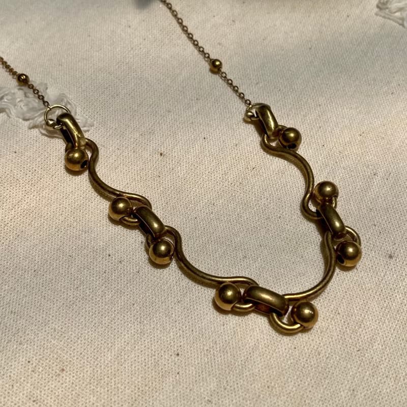 老林雜貨 | 黃銅設計項鍊