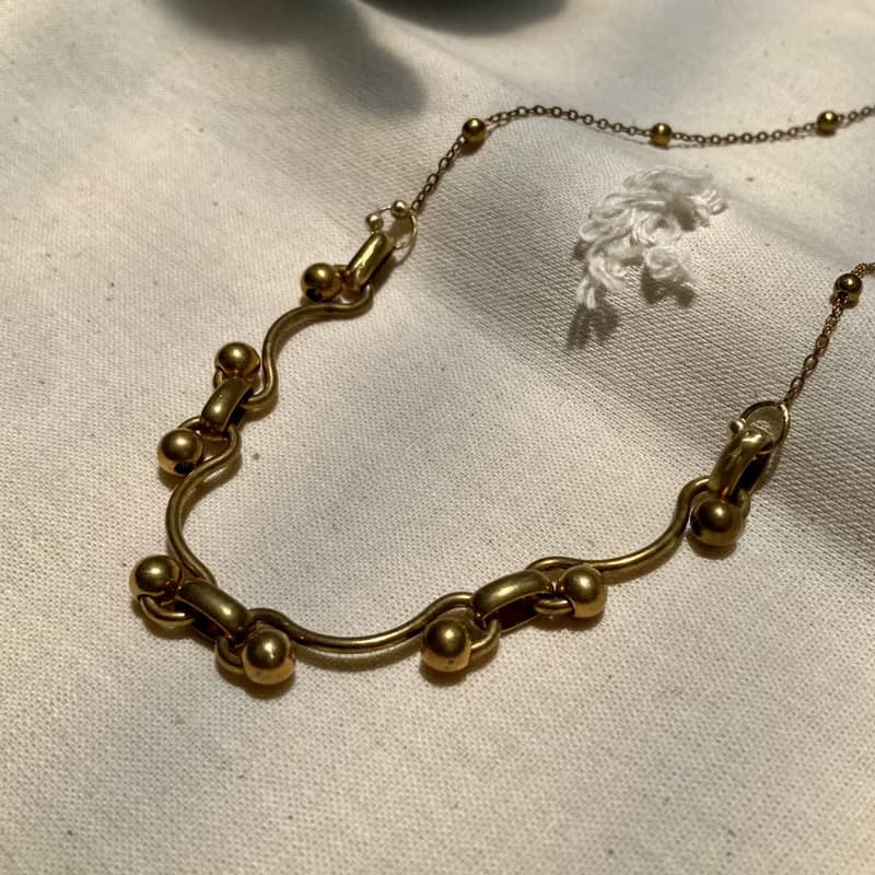 老林雜貨 | 黃銅設計項鍊