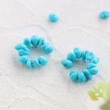 14kgf-sleeping beauty turquoise earcuff