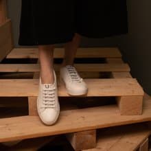 35-45碼 男女鞋 日式麵包鞋 兩穿 鬆緊 後踩鞋_小白鞋