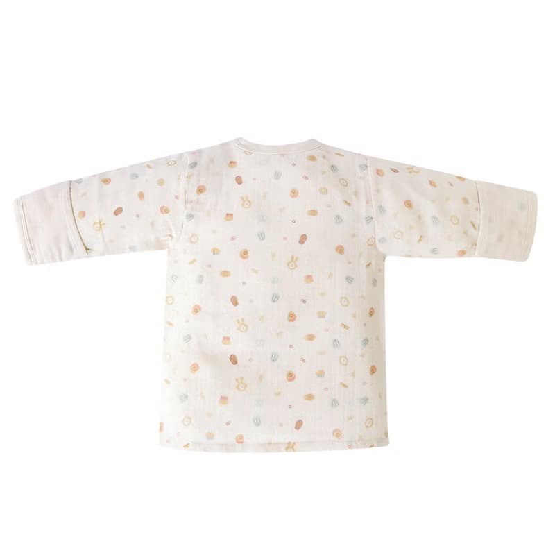 【SISSO有機棉】一起下午茶吧二重織紗布肚衣 3M