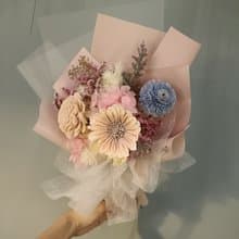 粉粉花束