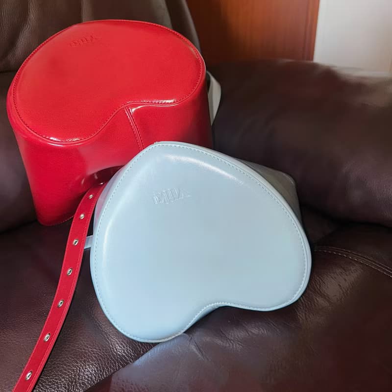 原創愛心怦怦包 水桶包 側背包單肩包 通勤上學大容量手袋 可愛