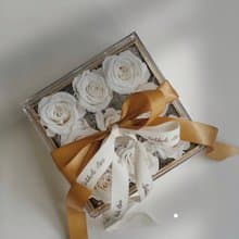 【永生玫瑰花花盒】• 情人節禮物/生日禮物/永生花/永生玫瑰花