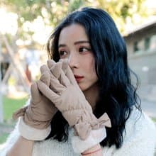 unni蝴蝶飛舞手套(防風.微防水.觸屏)保暖 禦寒 刷毛 滑雪 gloves