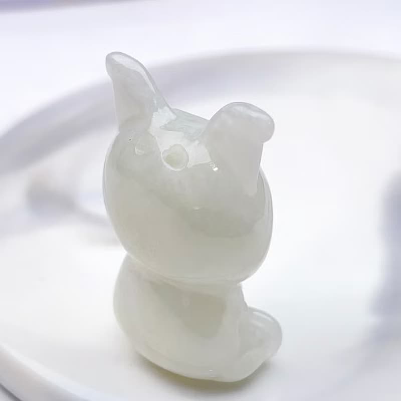 【招財神獸】冰糯種翡翠小動物吊飾 | 天然緬甸玉翡翠A貨