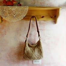 【現貨】Handmade手工編織/麻繩編織斜背包/肩背包/兩用包