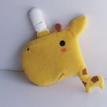 Bucute大頭長頸鹿護身符.御守套.平安符袋/寶寶專用/手工製作/